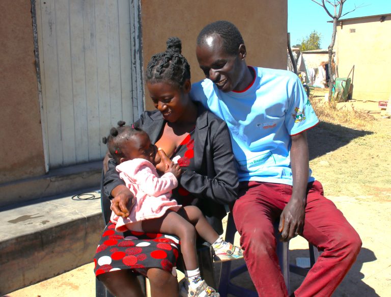 Agreement Muzondo in Gutu rural supporting hiw wife to breastfeed